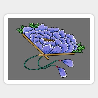 Flower Fan Sticker